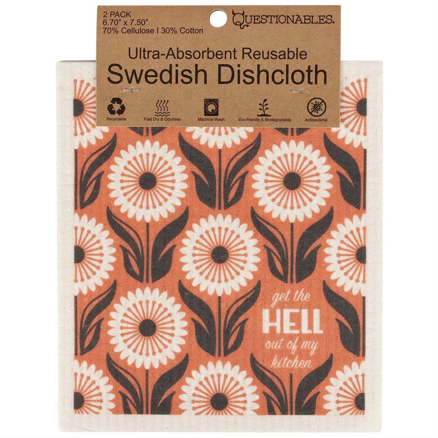 Get Out Swedish Dishcloth Set