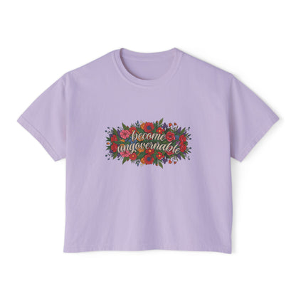 Become Ungovernable Boxy Tee