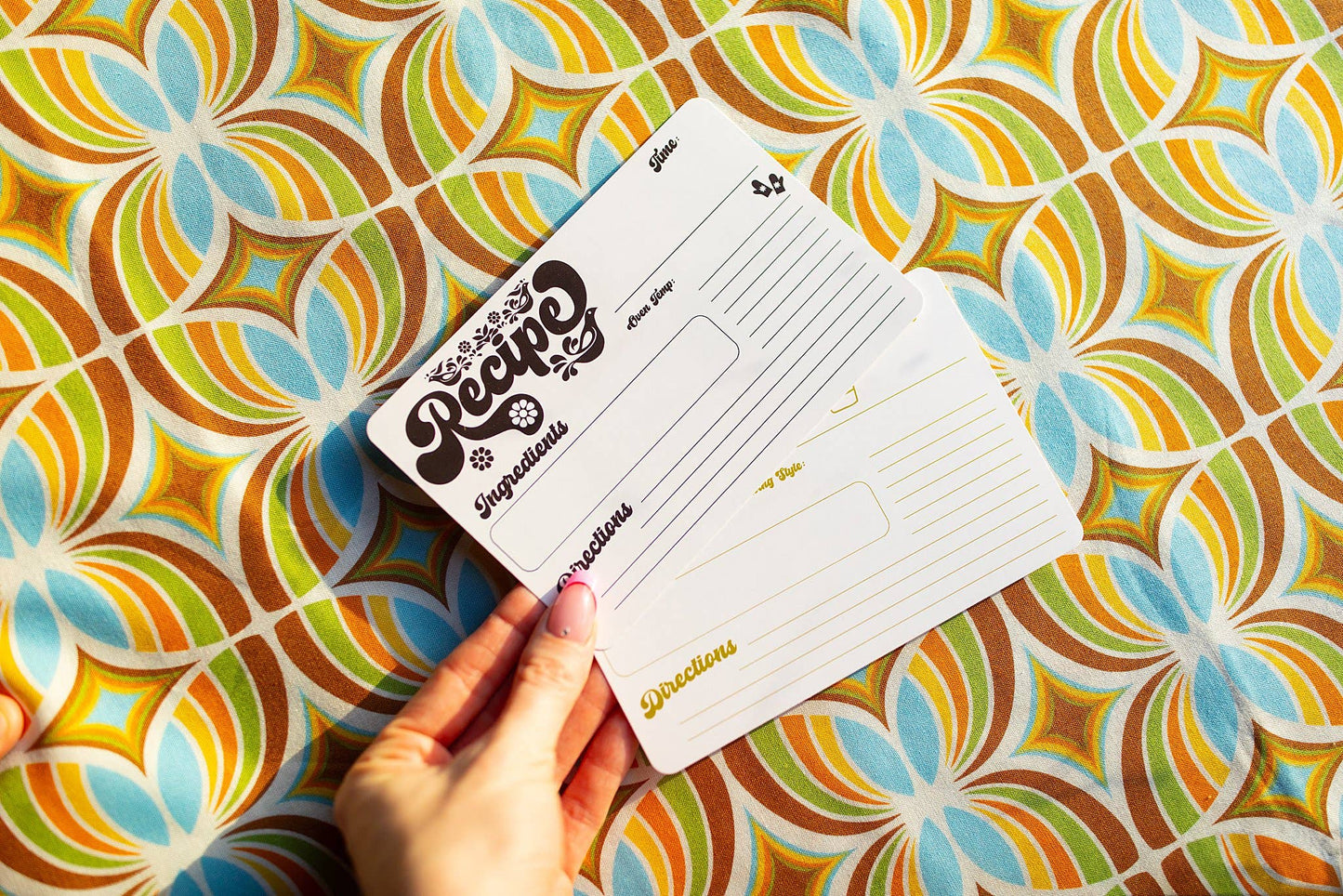 Retro Recipe Card Pack