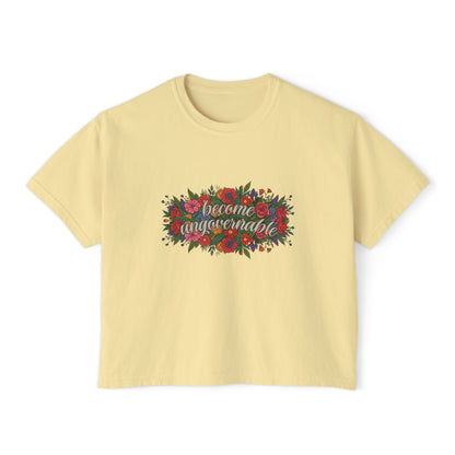 Become Ungovernable Boxy Tee