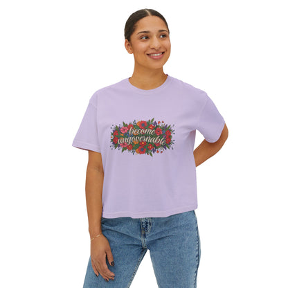 Become Ungovernable Boxy Tee