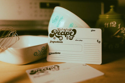 Retro Recipe Card Pack
