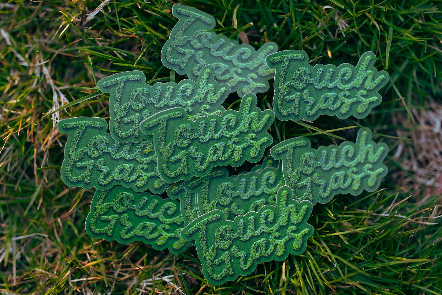 Touch Grass Vinyl Sticker